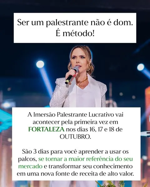 Estático: ser um palestrante não é dom, é método